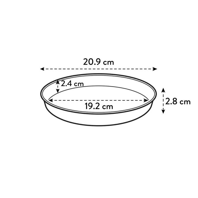 loft urban schotel rond 21cm mosgroen
